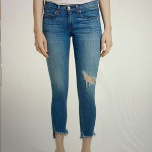 Rag & Bone Capri skinny jeans Destroyed Sunset
